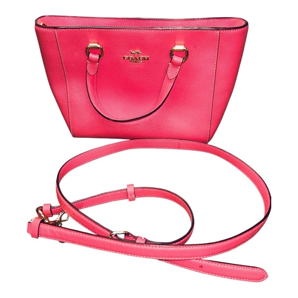 Coach Alice Satchel Bag in Watermelon (Style CA224) Like New authentic - Picture 14 of 17